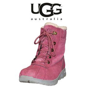 UGG Australia Purple Fuchsia Waterproof & Insulated Sheepskin All Weather Boots